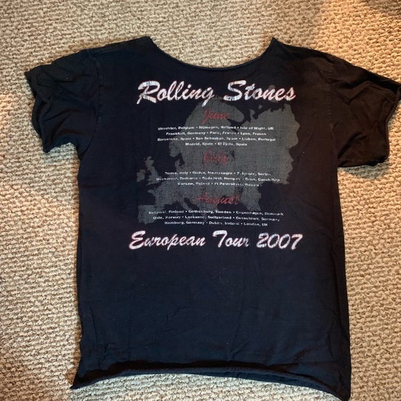 Rolling Stones European Concert Tour Tee - Picture 3 of 4